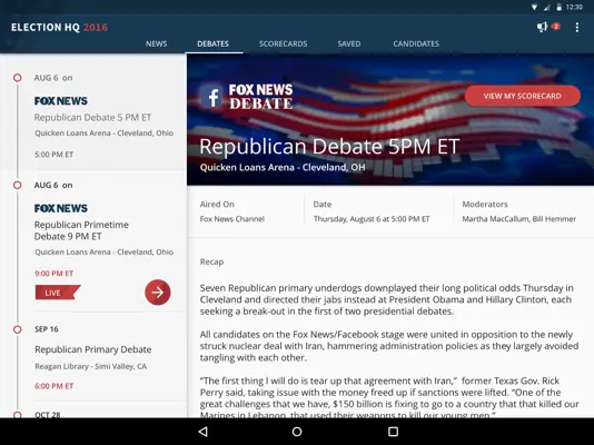 Election HQ android App screenshot 5